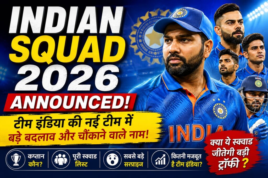 Indian Squad 2026