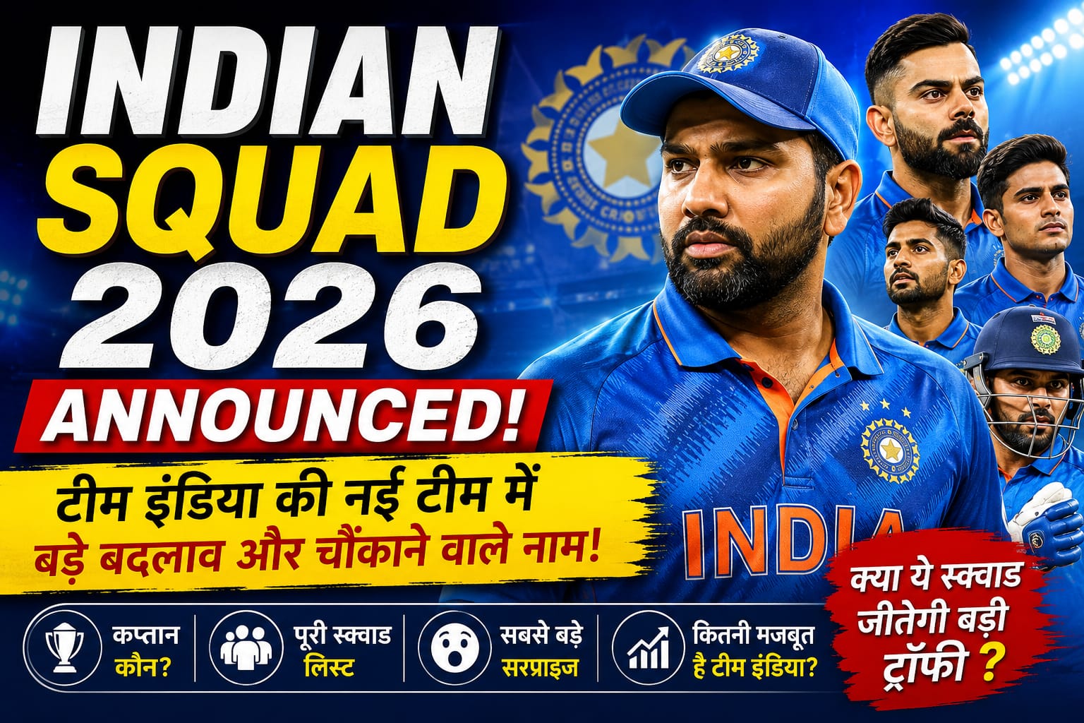 Indian Squad 2026