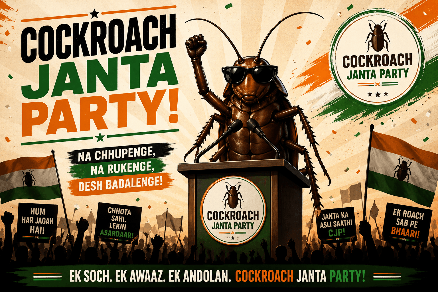 Cockroach Janta Party X Account Withheld in India