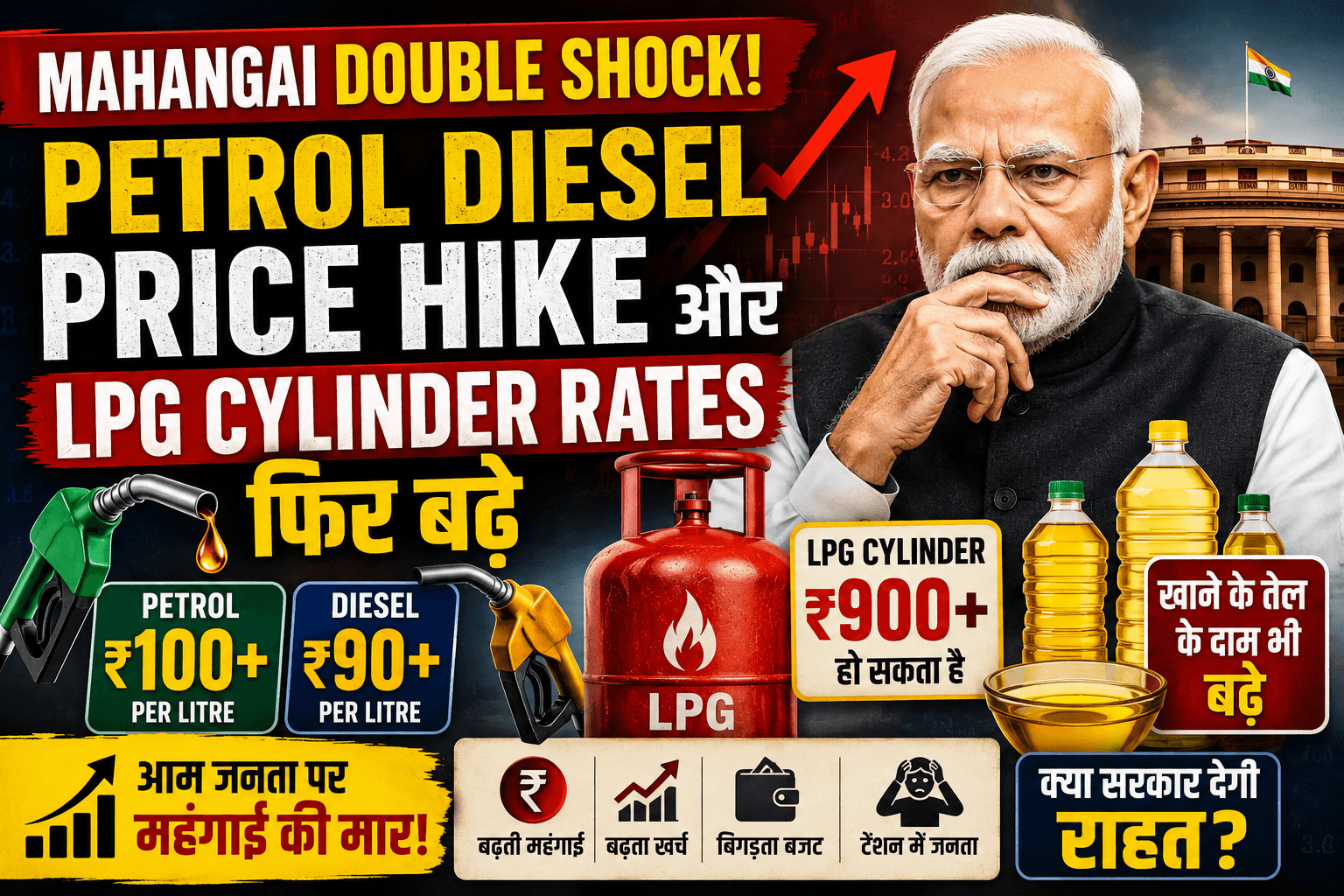 महंगाई का Double Shock