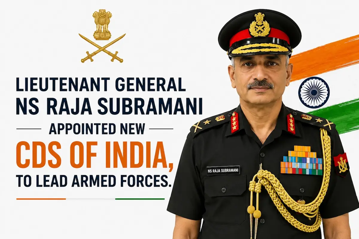 Lieutenant General NS Raja Subramani