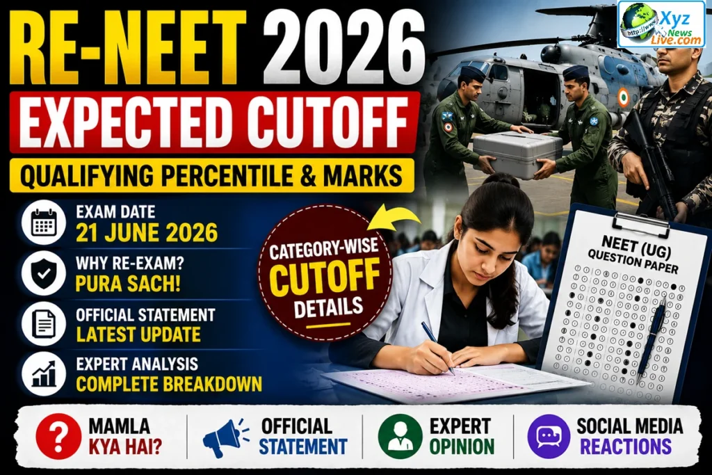 RE-NEET 2026 Expected Cutoff
