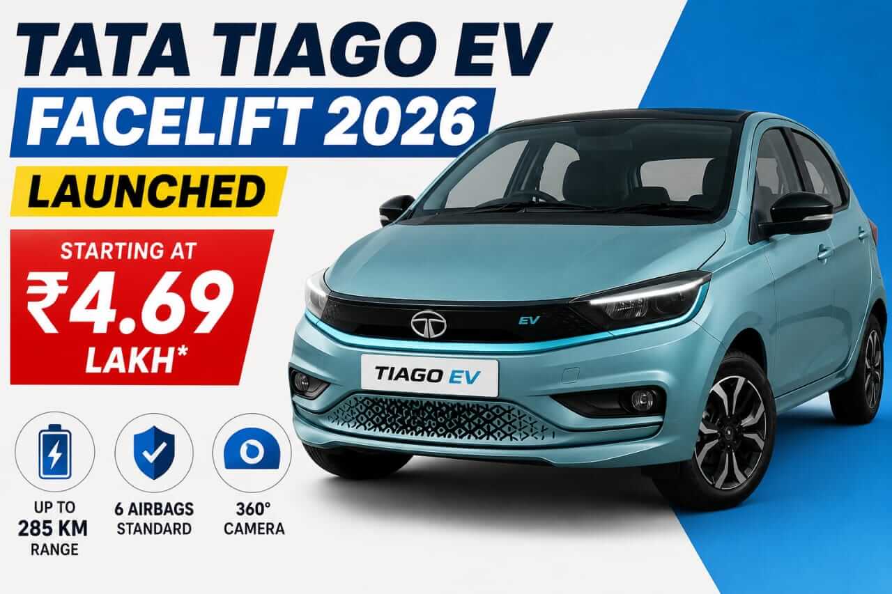 Tata Tiago EV Facelift 2026.