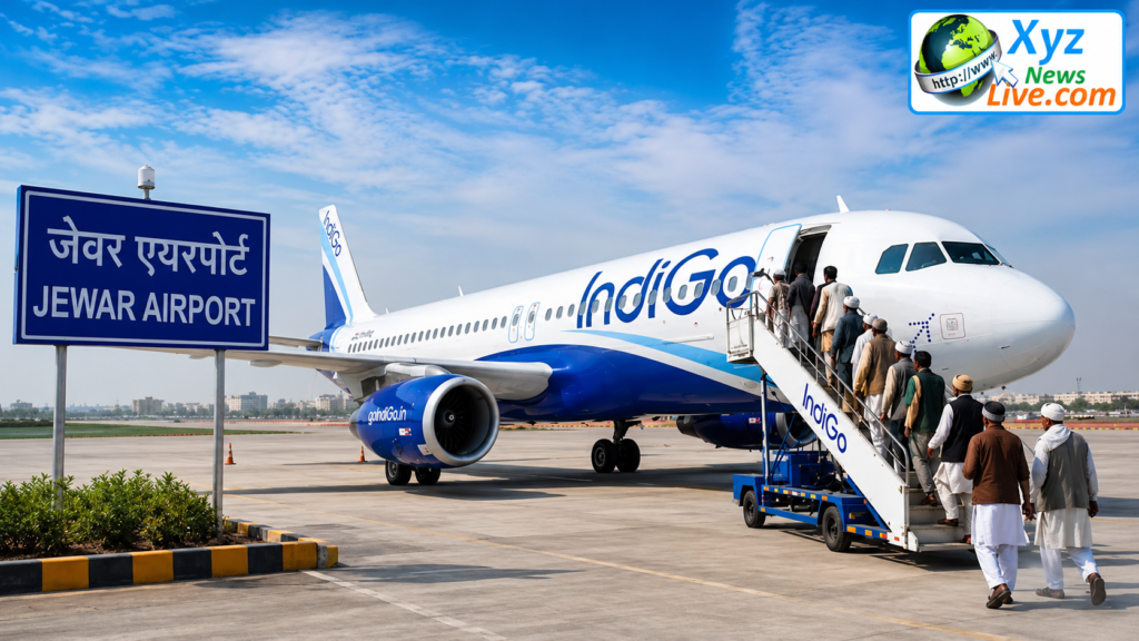 Jewar Airport First Flight