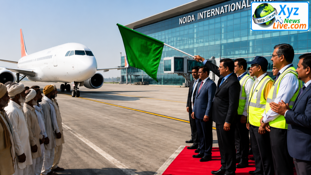 Jewar Airport First Flight
