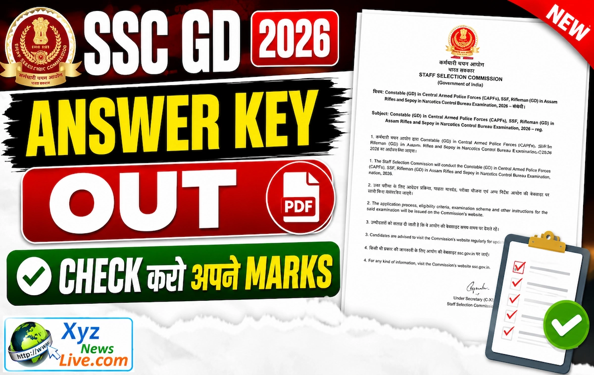 SSC GD Answer Key 2026
