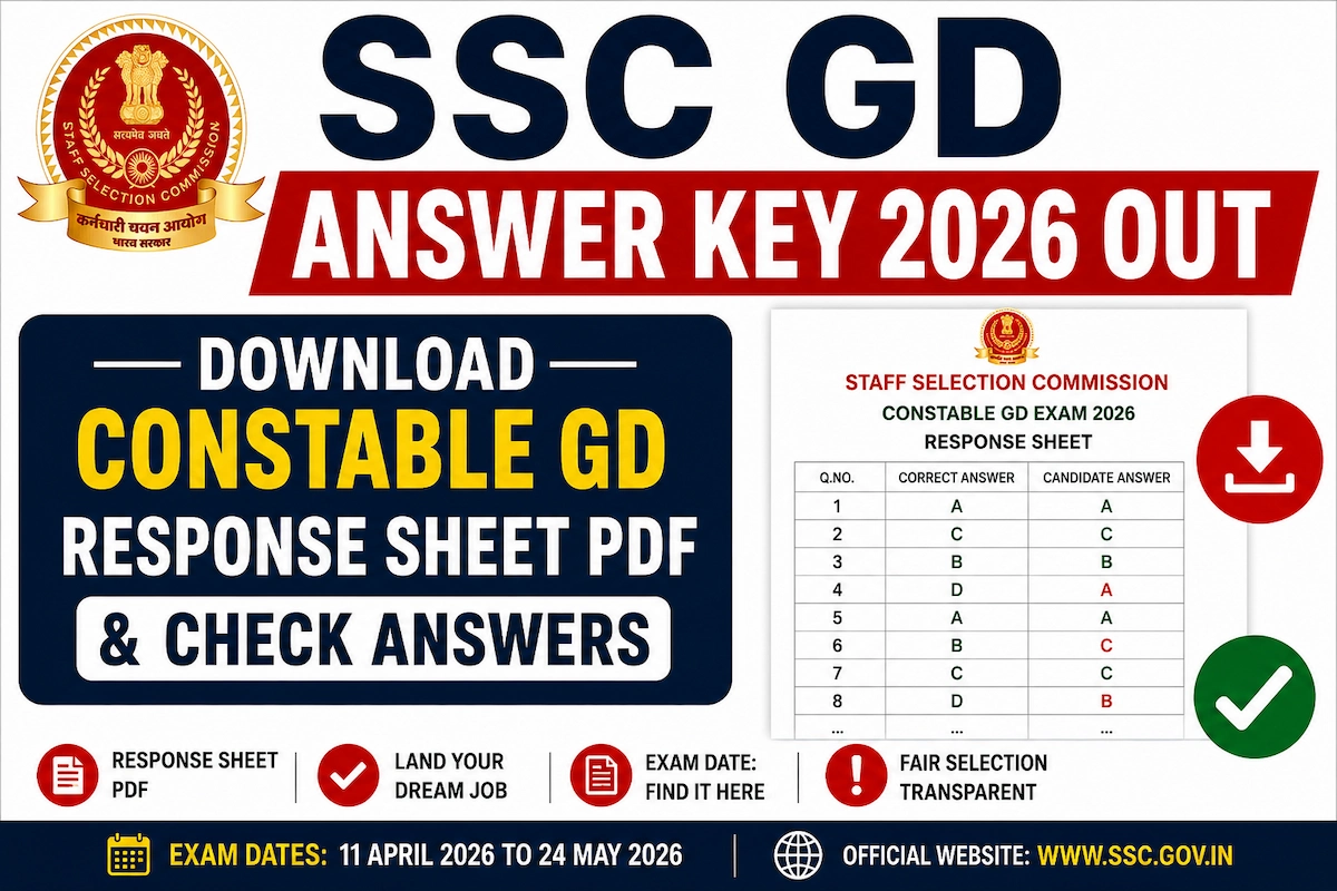 SSC GD Answer Key 2026
