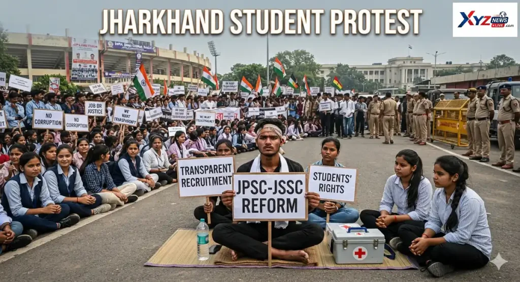 Jharkhand student protest