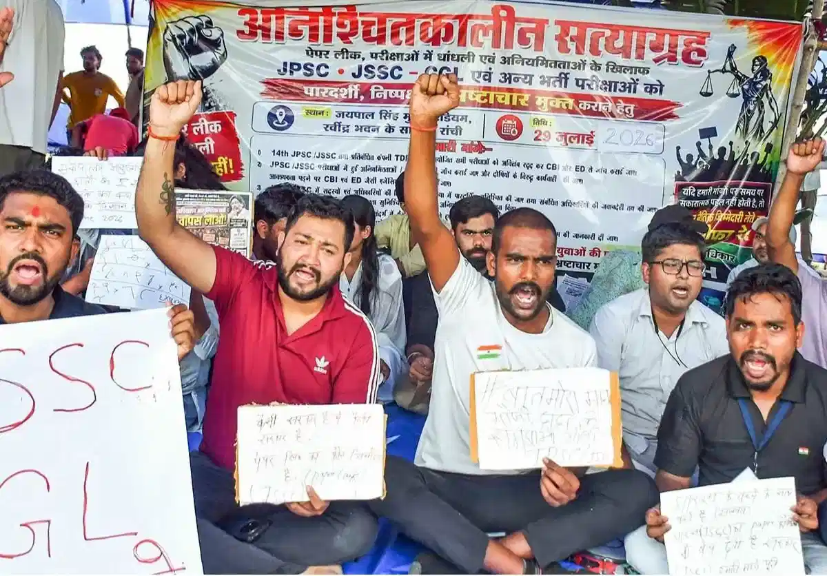 Jharkhand Students Protest