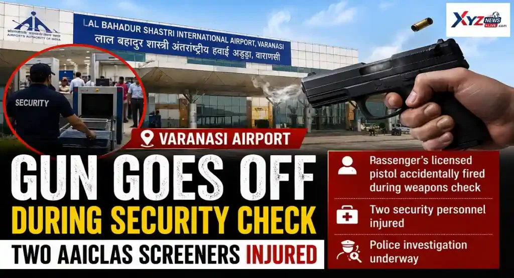 Varanasi Airport Gun Incident