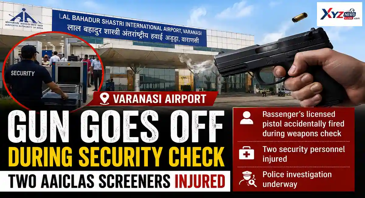 Varanasi Airport Gun Incident