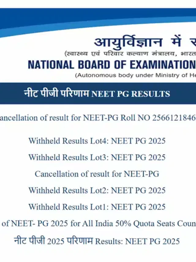 NEET PG 2026 Result: NBEMS Confirms September 30 Date, Answer Key Release Still Awaited