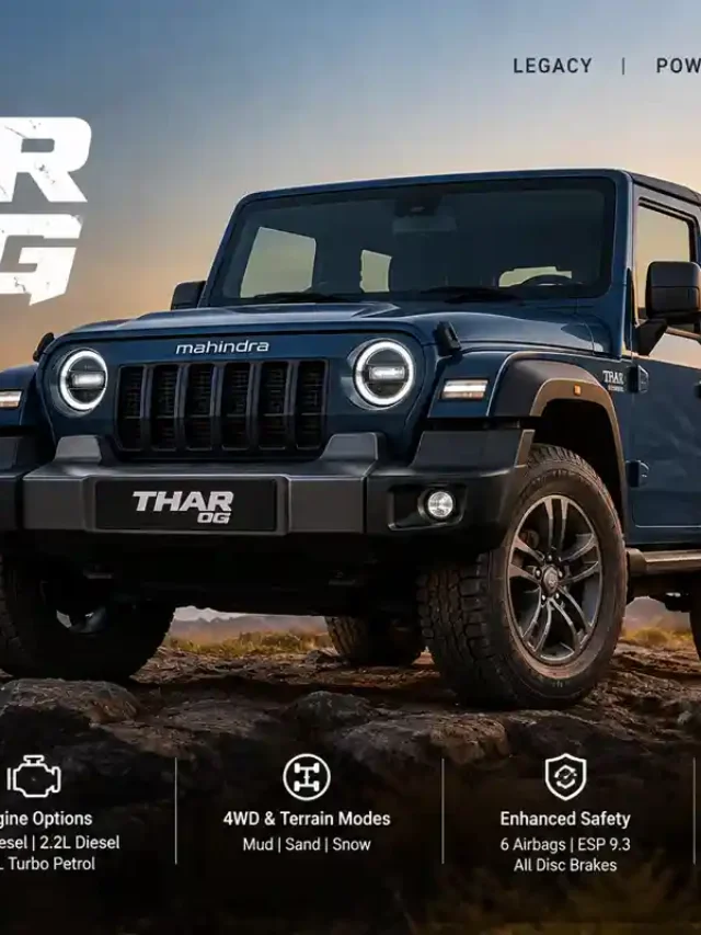 Thar OG: 7 Exciting Features, Price and Key Details You Should Know